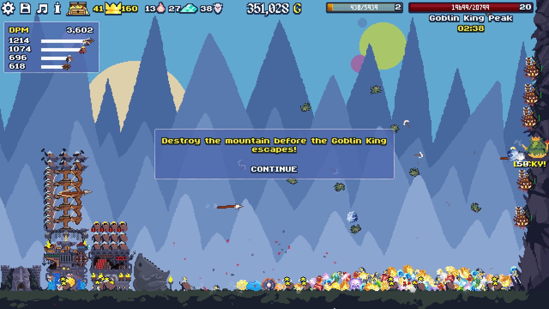 Screenshot 1 di Dwarf Eats Mountain