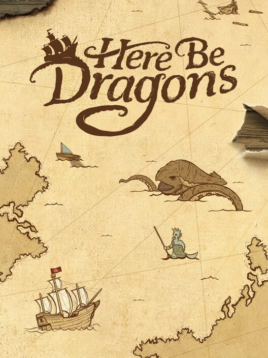 Copertina ufficiale di Here Be Dragons