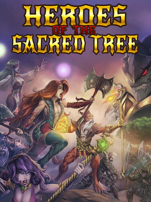 Copertina ufficiale di Heroes of The Sacred Tree