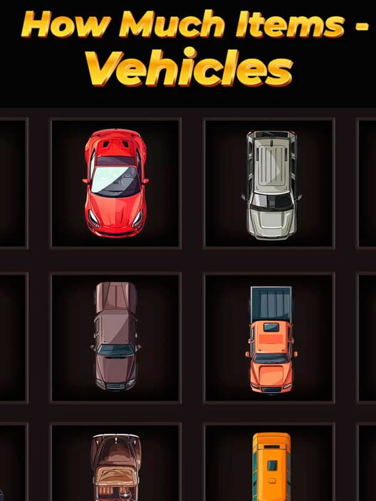 Copertina ufficiale di How Much Items: Vehicles