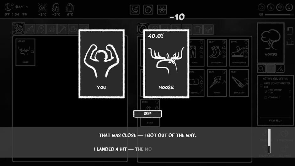 Screenshot 3 di Don't Freeze: A Winter Card Survival