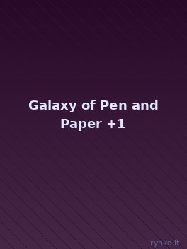 Copertina ufficiale di Galaxy of Pen and Paper +1