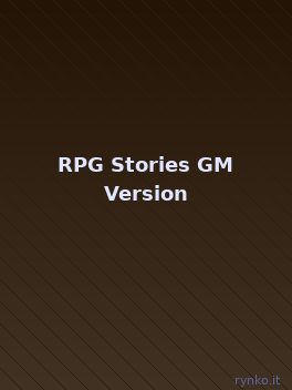 Copertina ufficiale di RPG Stories GM Version
